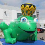 20ft Inflatable Frog Prince Giant Inflatable Frog Inflatable Frog Cold Air Balloon Inflatable Animal