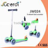 Plug in Aluminum T Bar 120/80mm 3 Wheel Double Front Wheel Scooter thumbnail-1
