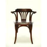 High Quality Sofa With Wood Frame Restaurant Banquet Brown Antique Chair thumbnail-2