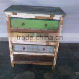 RECYCLE WOOD DRAWER CHEST