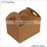 custom delicate rustic abnormal shape corrugated box with customized size wholesale