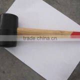 Rubber Hammer With Wooden Handle