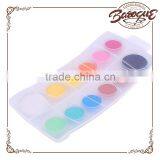 Bulk 12pcs Solid Powdered Tempera Watercolor Paint Cakes Set Artist Professional Quality in Plastic Box for Kid thumbnail-1