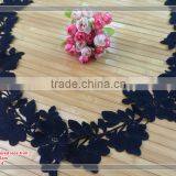 2017 Beautiful Black Color Chemical Lace Trim thumbnail-2