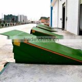 Stationary warehouse hydraulic container loading equipment