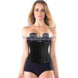 Charmian Women's 26 Spiral Steel Bones Denim Waist Cincher Body Shaper Corset thumbnail-1