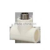 Injection grade male tee PPR pipe fittings(D20mm-32mm)