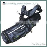 Foldable waterproof pu leather golf half bag