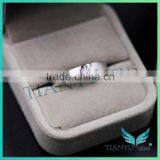 Amora Moissanite Images Youtube Men and Women White Gold Moissanite 2mm Wedding Ring thumbnail-6