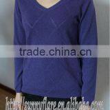 2013 New Pure Cashmere V-neck Pullover thumbnail-1