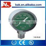 Chrome Plated Case Pressure Guage,Pressure Meter YJC-R-02 thumbnail-1