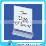 Plexiglass Insert A4,A5 Sigh Holder Acrylic Display Stand Acrylic Card Holder Menu Stand thumbnail-1