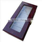 Chinese Factories Wholesale Custom Wooden 4 Slot Watches Boxes, Fashion Beautiful Display Box thumbnail-3