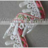 Hot Selling Jacquard Tape Trim With Tassel, Fringed Polyester Jacquard Fabric thumbnail-3