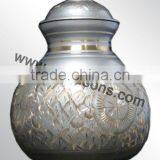 Antique Cremation Used Urn for Sale | 2015 Solid Metal Made Urn for Decoration | Three Small Urn for Store the Ashes thumbnail-5