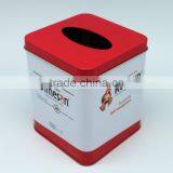 China Wholesale Car Tissue Box Holder Tin Tissue Paper Box Tissue Box Cover