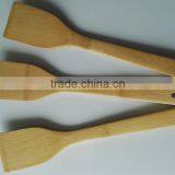 Carbonize square and oblique bamboo scoop/shovel with salad oil