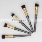 10pcs Gray Frosted Makeup Brushes Curve Design Popularity thumbnail-6
