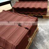Stone Coated Metal Roof Tile1170*420*0.4mm Purple/wine Red/green/black Roof Tile for Prefab Houses thumbnail-3