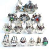 Waterproof Metal Latching Push Button Switch With Lamp 24v thumbnail-1