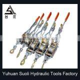 Manufacturing 4T Portable Cable Puller With Double Gear Triple Hook thumbnail-6