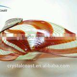 Colored Glass Plate With Blue Lace;round Plate Glass Mirror;cake Plate thumbnail-1