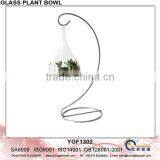 Hanging Glass Plant Vase For Home Decoration YGF1302 thumbnail-1