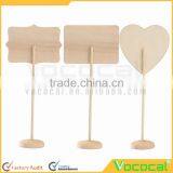 10 Pcs Mini Wood Blackboard Chalkboard Easel With Stand And Sturdy Thick Base thumbnail-3