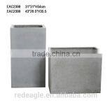 Concrete Material Large Fiberglass Flower Pot For Outdoor thumbnail-1