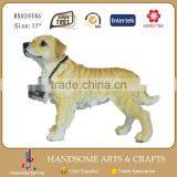 14.5 Inch Resin Craft Outdoor Labrador House Dog Figurines Home Decoration Animal Sculpture thumbnail-6