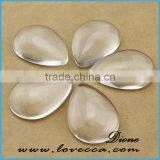 Various Shape DIY Jewelry Cabochon 8-30MM Flat Back Clear Crystal Glass Cabochon thumbnail-2