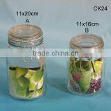 Stocked Home Items Hermetic Glass Jar With Clip Top thumbnail-3