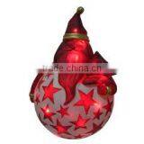 Hot Selling Clear Resin Lighting Decor Christmas Santa Claus Lamp thumbnail-2