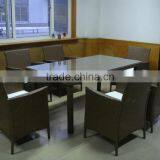 Outdoor Garden Furniture Dining Set Space Save Dining Table And Chair Set thumbnail-3
