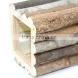 Wooden Pen Holder. Wood Branch Pen Pot, Square Wood Pen Holder thumbnail-4