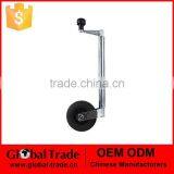 35mm Heavy Duty Telescopic Trailer Jockey Wheel With Clamp Fully Assembled Tyre..A1703. thumbnail-1