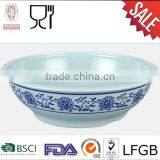 Cheap Price Melamine Blue and White Dinner Bowl thumbnail-1