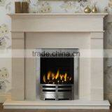 Professional LimeStone Marble Electric Fireplace With CE Certificate thumbnail-3