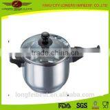 304 Stainless Steel Combined Bottom High Pressure Pot Suitable for Induction Cooker thumbnail-1