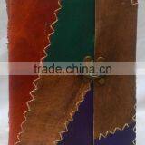Handmade Vintage Multi Color Leather Journal With Clasp thumbnail-1