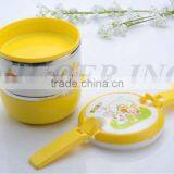 Double Layers Plastic Lunch Box With Lock thumbnail-1