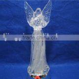 2016 Newest Design Acrylic Angel With LED Changing Color and Christmas Music thumbnail-4
