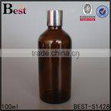 Essential Oil Amber Glass Vial Cosmetic 100ml Amber Glass Vial thumbnail-5