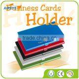 Hot Metal Business Card Holder Credit Slim Snap Shut Pocket Wallet thumbnail-1