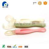 Hot Sell Baby Products Various Color Lovely Design Flexible Silicone Baby Training Spoon thumbnail-3