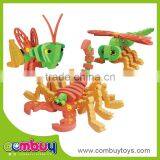 Funny Building Block Diy Insects Toys Eva Foam Toy for Children thumbnail-1