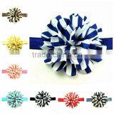 Handmade Fabric Flower Headband for Kids Hair Accessories thumbnail-1