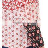 Wholesale Women Long Sleeves Geometric Rosette Silk Shirt(DQE0079T) thumbnail-5