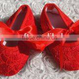 Baby Shoes Newborn Baby Cotton &lace Caucal Shoes Baby Walker thumbnail-1