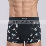 Fancy Printing Men's Shorts Bamboo Fiber Material Men Panties Sexy Boxers thumbnail-4